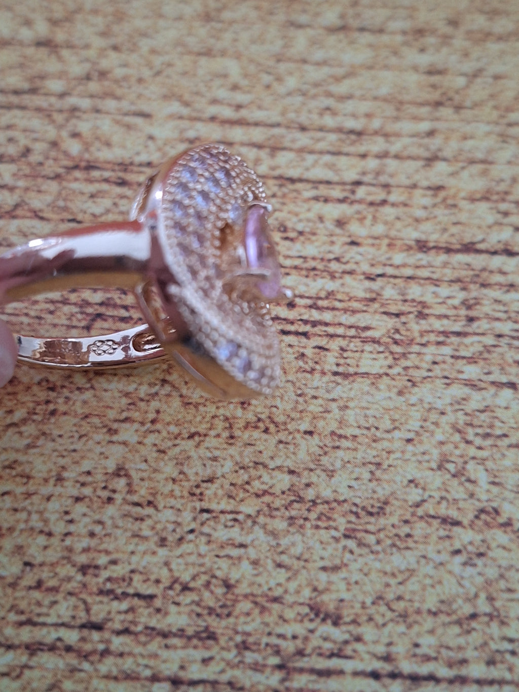 Bague goutte d'eau