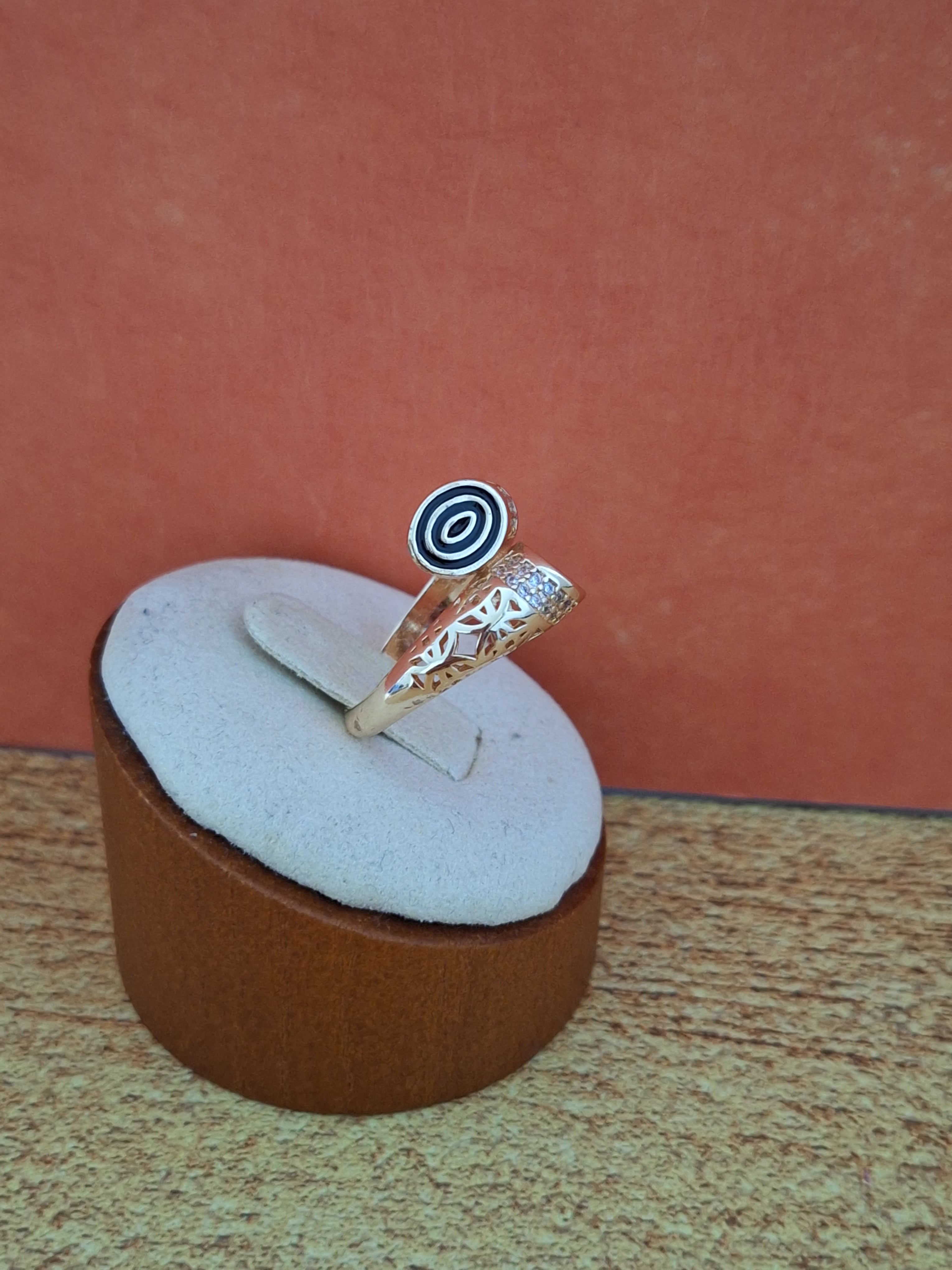 Bague demi croisé