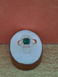 Bague solitaire carré