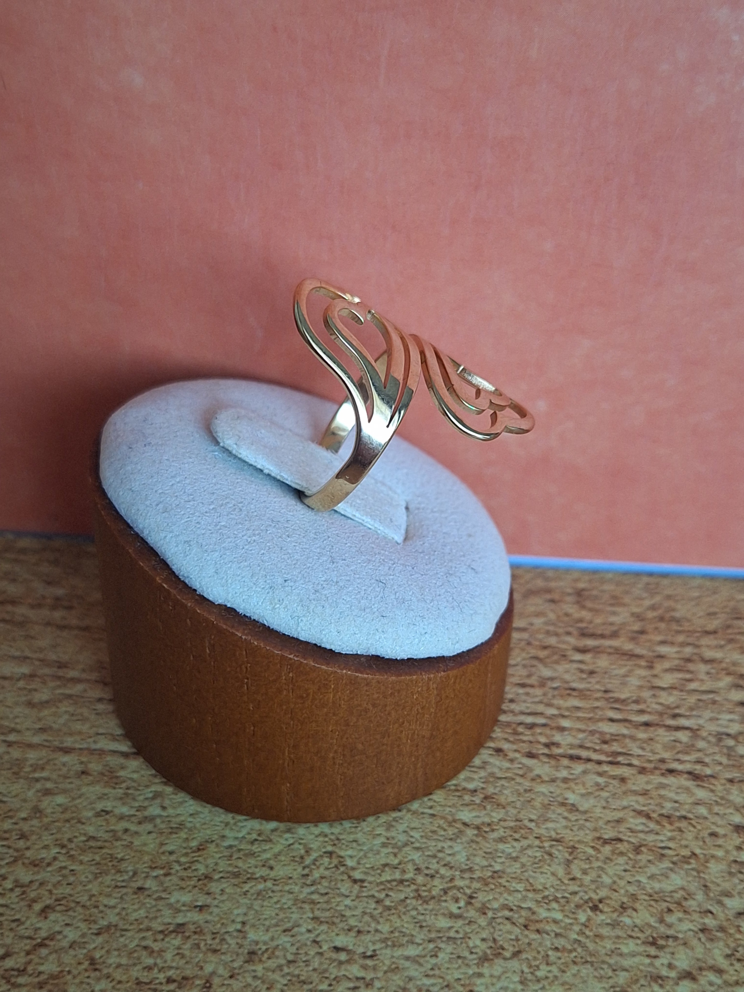 Bague coeur croisé
