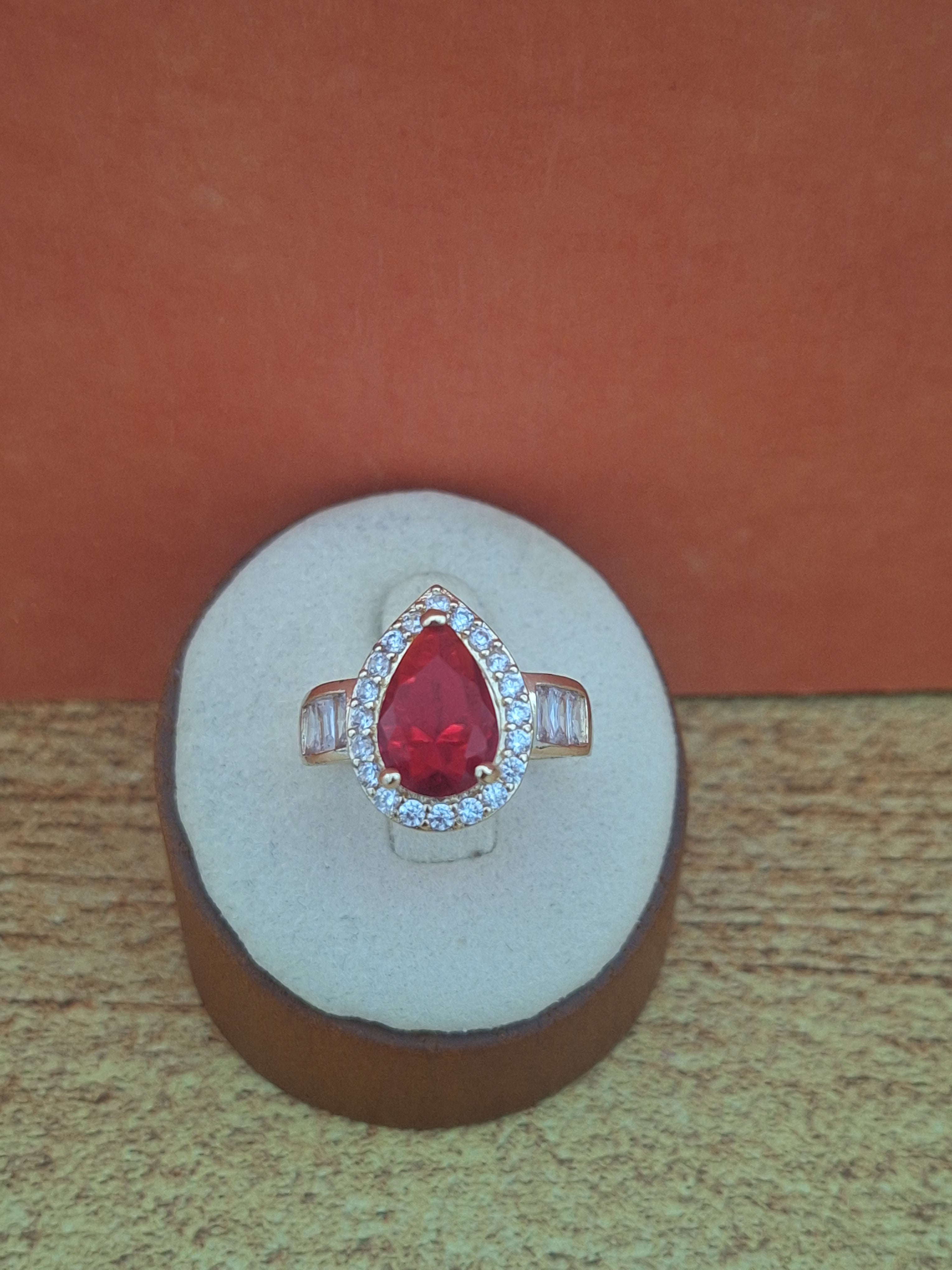Bague goutte d'eau