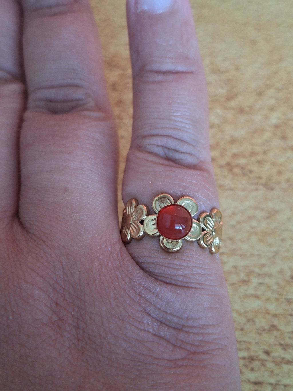 Bague fleuri