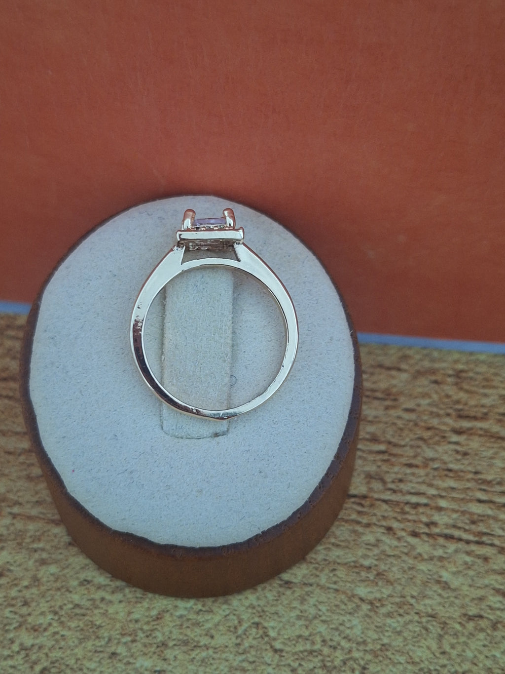 Bague solitaire carré
