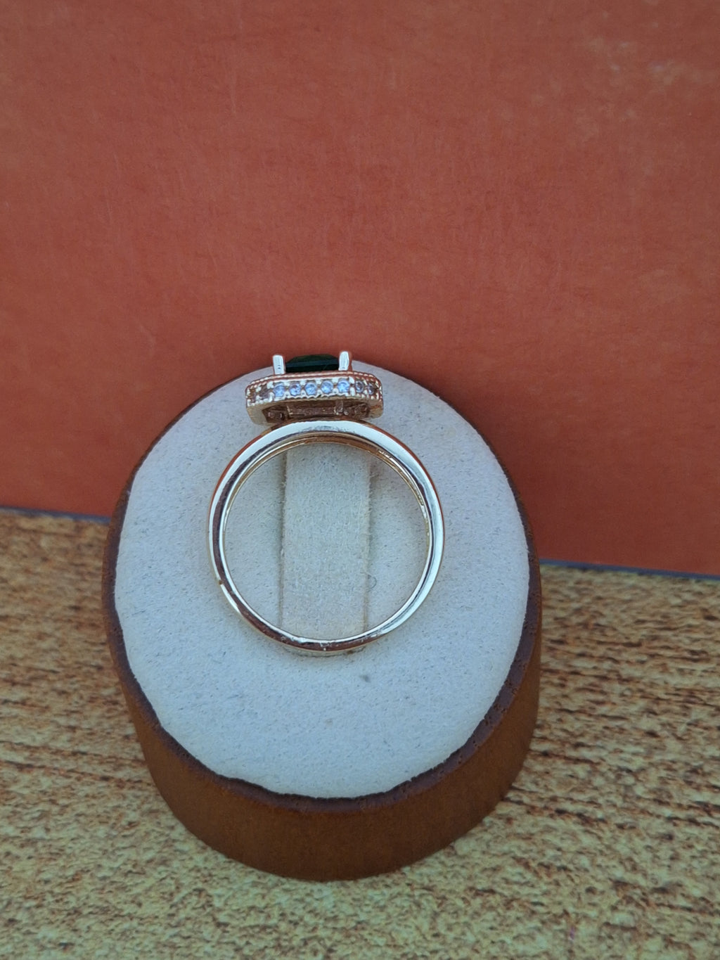 Bague solitaire carré