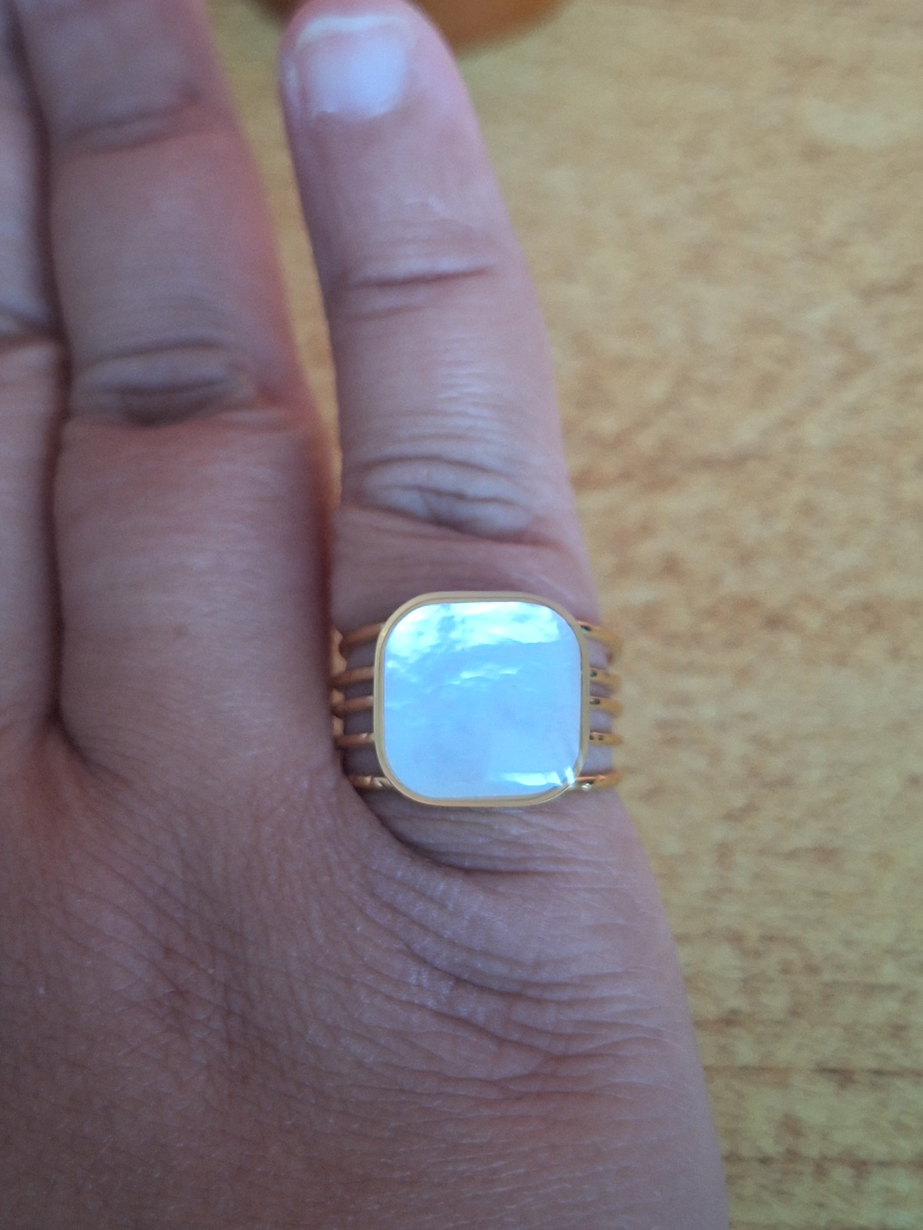 Bague nacré