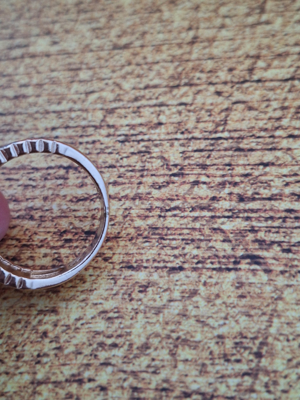 Bague solitaire doublé