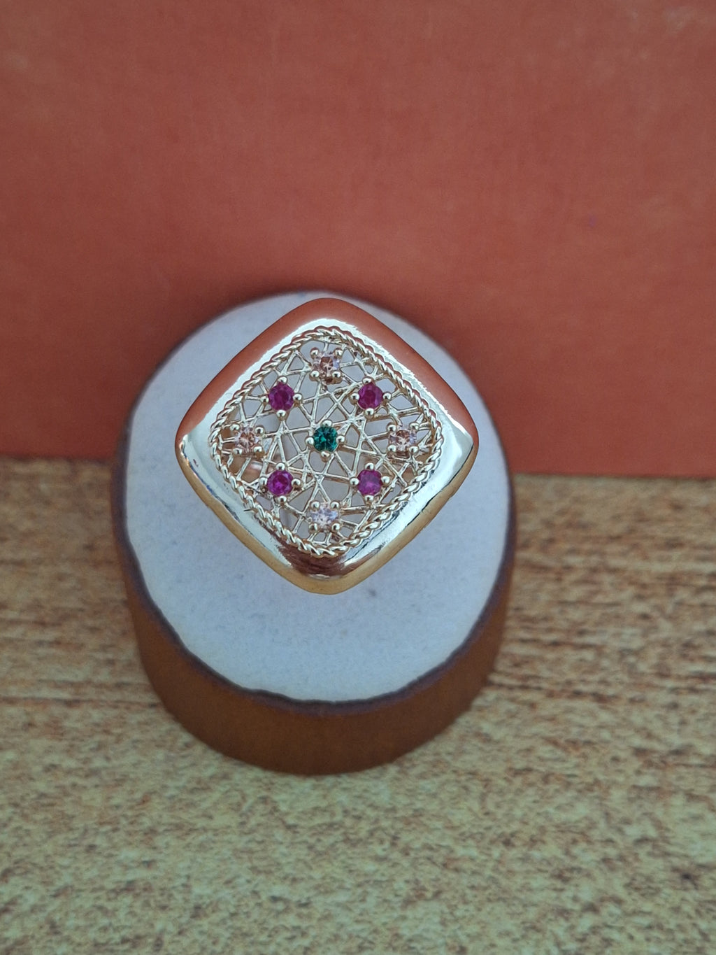 Bague losange