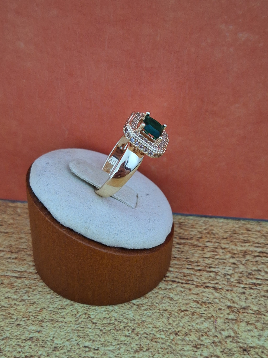 Bague solitaire carré