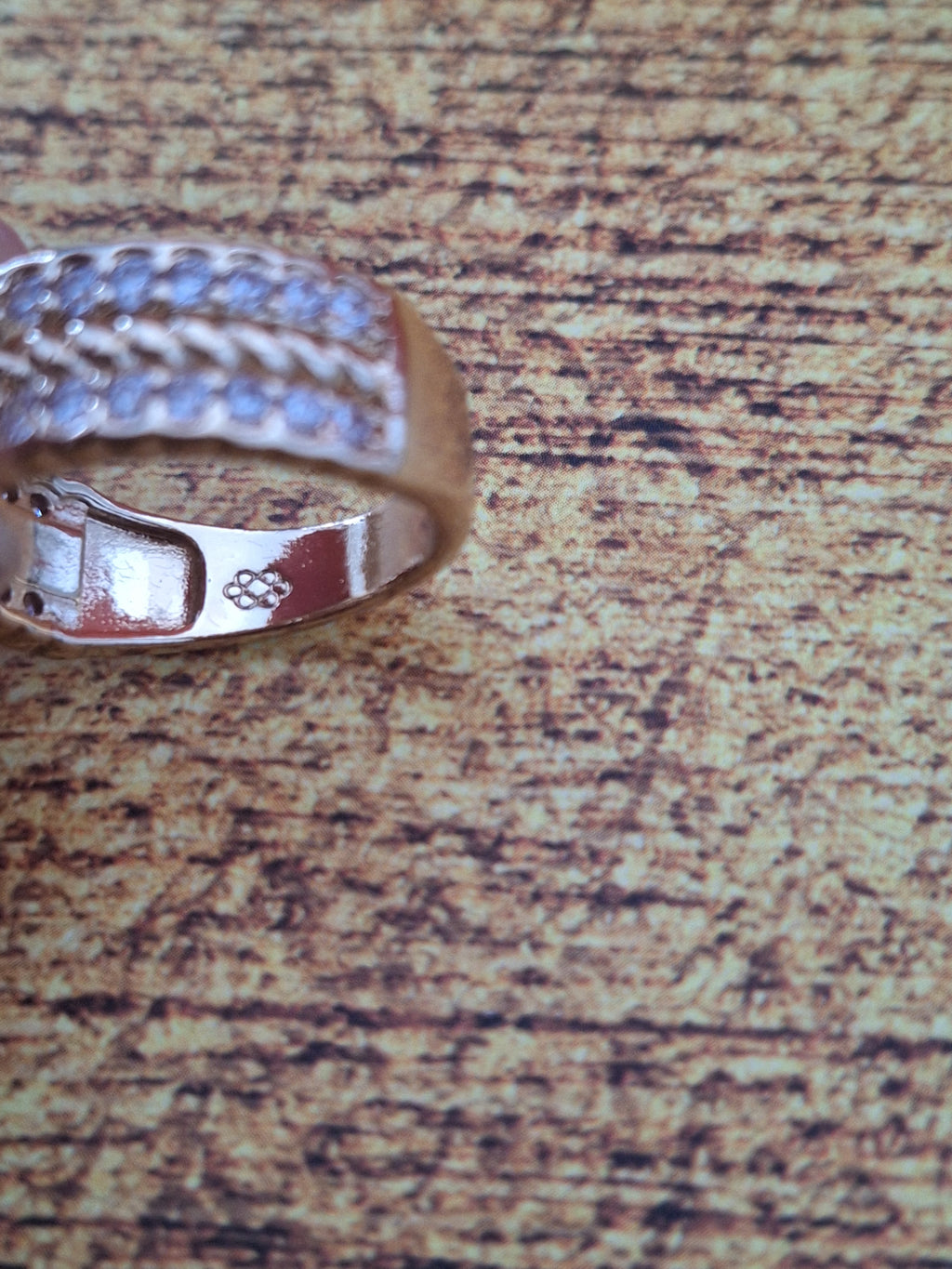 Bague solitaire doublé